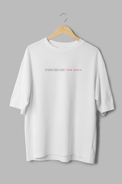 Overoz Μπλουζάκι 86 Πίσω εμπριμέ Semi Oversize 1019