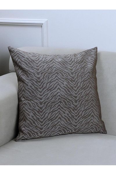 STOREMAX Srt Home Zebrano Mink Colorful Zebra Patterned 45X45 Square Throw Pillow Cover 45 X 45 Fxym 1126906