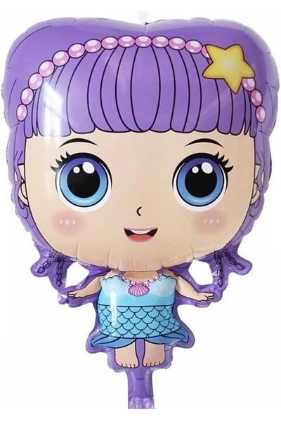 STOREMAX Ezg Foil Balloon Purple Color 46,8X69,3 cm Ezsnshop 1065757