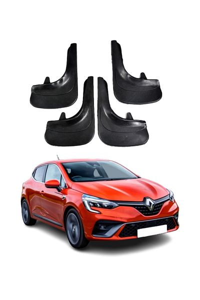 SONİKON LİNE Renault Clio 5 Hb 2019-2021 Compatible 4-Piece Dust Cover Mudguard Mudguard Modified