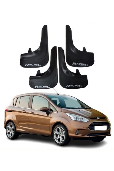 SONİKON LİNE Ford B Max Compatible Racing Written 4-Piece Dust Cover Mudguard Mudguard Modified