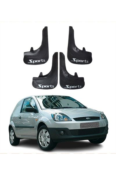 SONİKON LİNE Ford Fiesta Van 2005 and Later Compatible Sports Written 4-Piece Dust Cover Mudguard Mudguard Modified