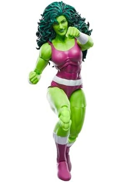 Mu Art Ahşap Mrt Legends Series She-Hulk, Iron Man Comics Collectibles 15cm Action Figure, Retro-Inspired Bli