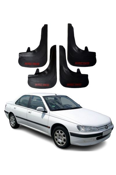 SONİKON LİNE Peugeot 406 Compatible Racing Written 4-Piece Leggings Mudguard Leggings Modified