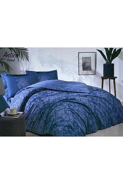 STOREMAX Ezg Antico Duvet Cover Set Double - Petrol Ezsnshop 1065757