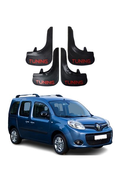 SONİKON LİNE Renault Kangoo Compatible Tuning Written 4-Piece Dust Cover Mudguard Mudguard Modified