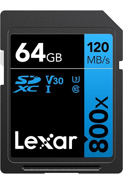 STOREMAX Sbl 64Gb Professional 800X Sdxc ™   Uhs-I Cards, up to 120Mb/S Read 45Mb/S Write C10 V30 U3 Sblshp 10