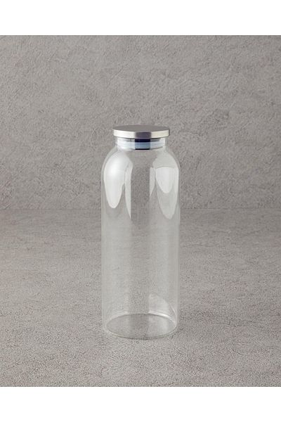 Mu Art Ahşap Acelya Home Sinna Borosilicate Jar 1150 ml Transparent Star Shop Trend 1058548