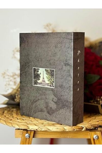 Mu Art Ahşap Mrt 10 x 15 CM 200 τμχ Πύργος του Άιφελ με μοτίβο φωτογραφιών άλμπουμ Art 871301