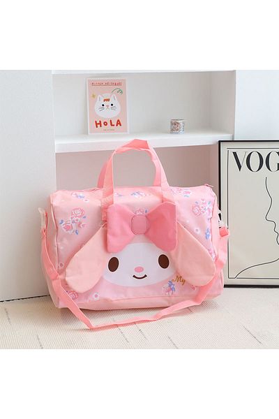 Choice My Melody Sanrio Hello Kitty Cinnamoroll Cartoon Folding Women's Travel Bag Carry-on Duffel Bag Cros