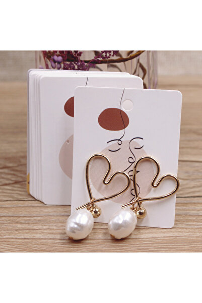 Choice 100card E 100pcs newest one/two pari stud earring package card beauty ...