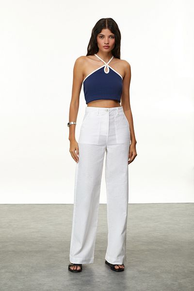 Mudo Linen Mixed Pants