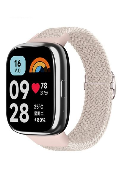 İncisoft ساعة Xiaomi Redmi Watch 3 Active متوافقة مع حزام شبكي ناعم مع إبزيم معدني قابل للتعديل