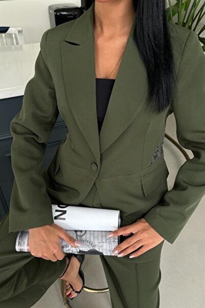 KAZAK Back Lace Detail Premium Suit 10031