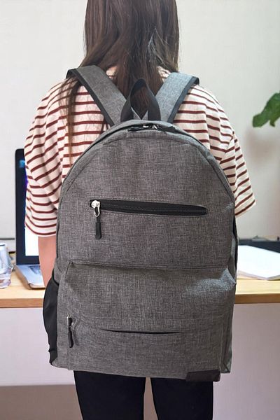 Stok CITY Γνήσιο Unisex Multi-Eye αδιάβροχο αθλητικό μάθημα Laptop Travel and Daily Use Μαύρο σακίδιο πλάτης