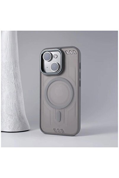 Zebana Apple iPhone 15 Plus Uyumlu Kılıf Zebana Vault Silikon Kılıf (Kablosuz...