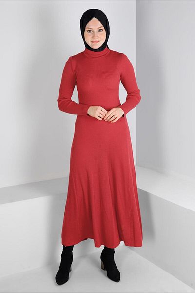 Alvina FITTED BASIC KNIT DRESS 43202