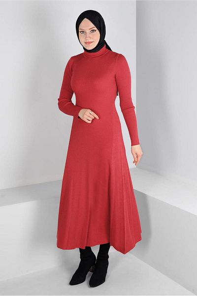Alvina FITTED BASIC KNIT DRESS 43202