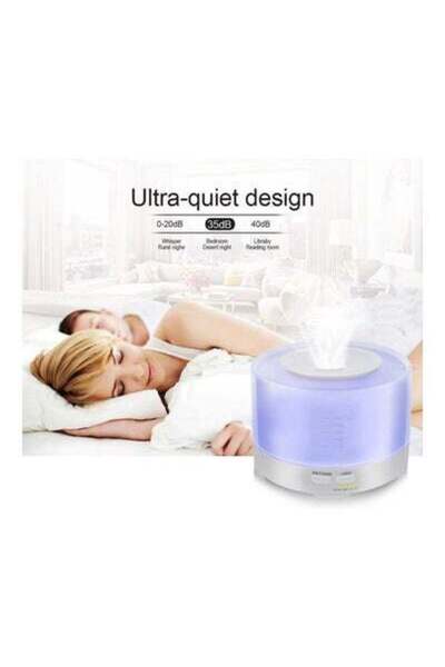 HALAMODO Ultrasonic Air Humidifier 500ml Silver