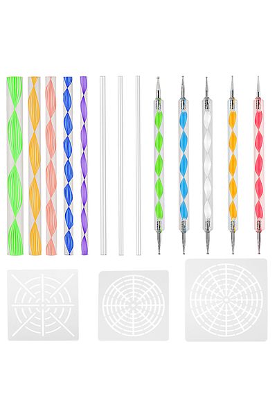 Choice Set A Mandala Dotting Tools for Rock Painting Kits Dotting Art Pen Paint Stencil Drawing Stylus Brus