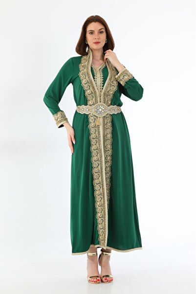 Marvella By Rasha 3 pcs embroidery kaftan