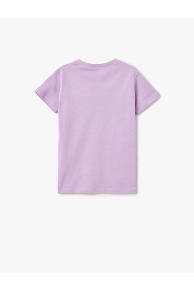 Koton Tricou din bumbac cu decolteu rotund cu slogan imprimat