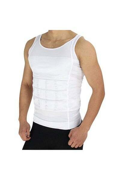 HALAMODO Slimming Body Shaper Vest For Men L L