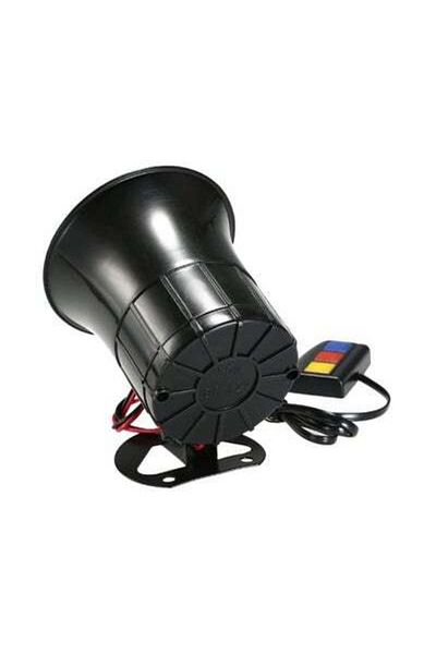 HALAMODO Multi-Tone Loud Speaker Security Warning Siren
