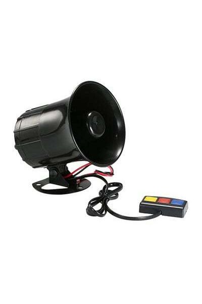 HALAMODO Multi-Tone Loud Speaker Security Warning Siren