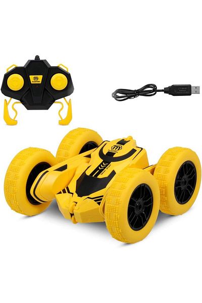 Yelajoy 2.4GHz RC Stunt Car,High Speed Tumbling Crawler Vehicle 360 Degree Flips Double Sided Rotating