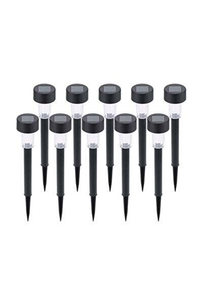 HALAMODO 10 قطع من مصابيح LED الخارجية تعمل بالطاقة الشمسية، أسود/شفاف، 5.5×3...