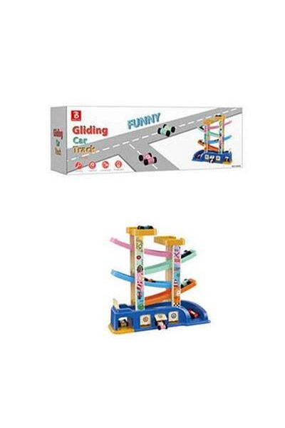 HALAMODO Gliding Car Track Toy Colorful With Durable And Portable For 3+ Years Kid