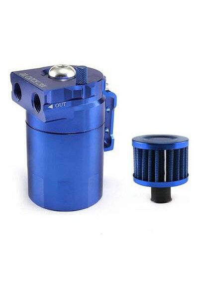 HALAMODO Universal Car Oil Catch Can Kit Reservoir Tank