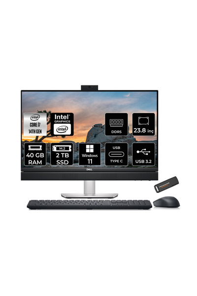 Dell Optiplex 7420 Plus i7 14700 40GB DDR5 2TB SSD UHD Graphics 770 23.8" FHD...