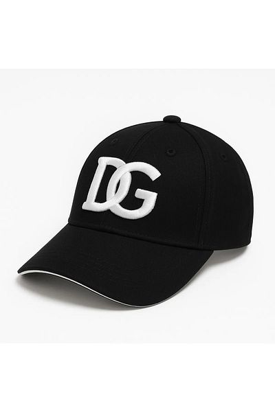 NO BRAND Men's Black Embroidered Sports Hat - Adjustable Snapback Model