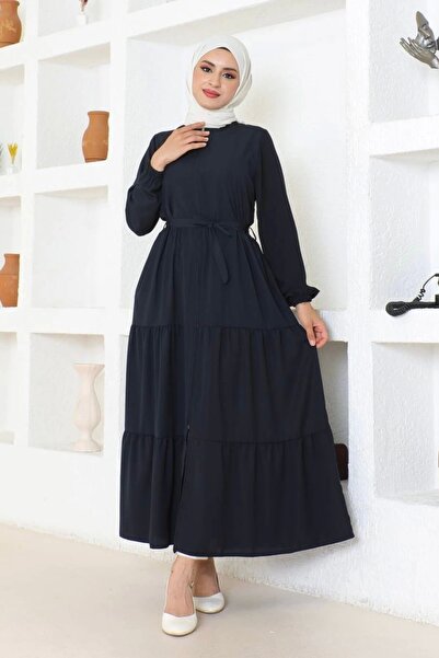 Moda Neva Mornarsko plava dečija Ferace Medina svila