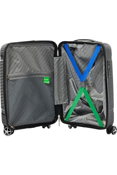 Benetton TROLLEY 50 CM SIYAH Uniseks Valiz - 14BNT3000-03-S