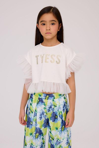 Tyess Λευκή μπλούζα για κορίτσια BG Store