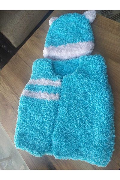MAM Mother's Lamb Baby Vest Beanie Set
