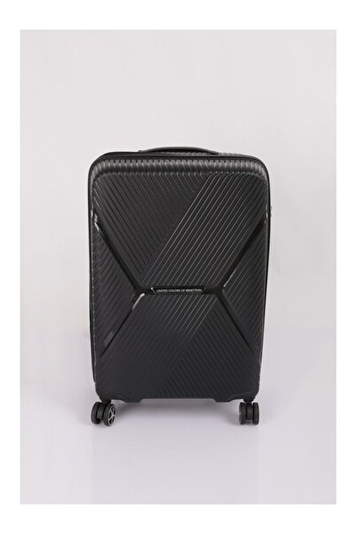 Benetton TROLLEY 60 CM SIYAH Uniseks Valiz - 14BNT3000-02-S