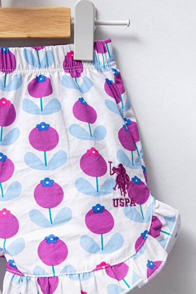 U.S. Polo Assn. U.S. Polo Assn. Baby Girl Cream Baby Set