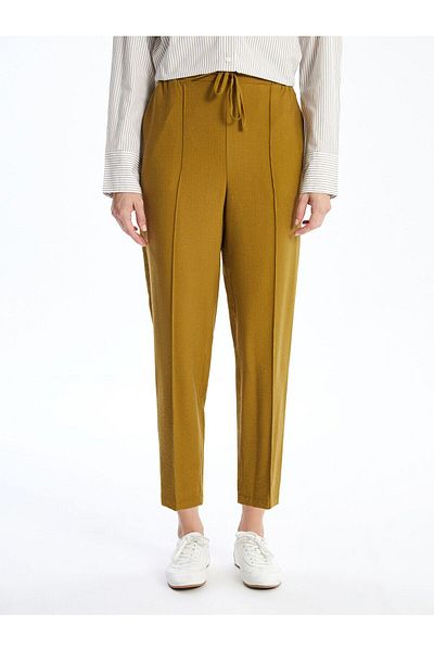 LC Waikiki Pantaloni drepti pentru femei cu talie elastică