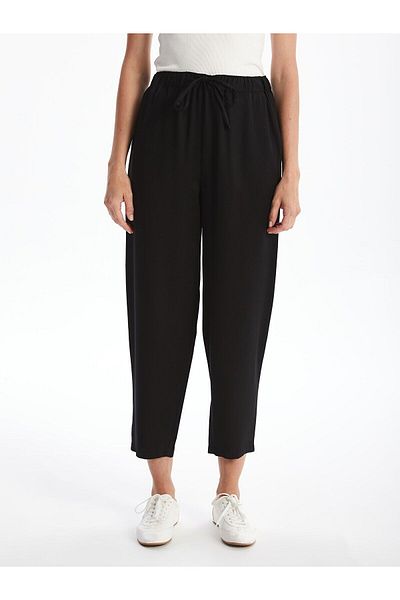 LC Waikiki Pantaloni de damă cu tăietură morcov cu talie elastică
