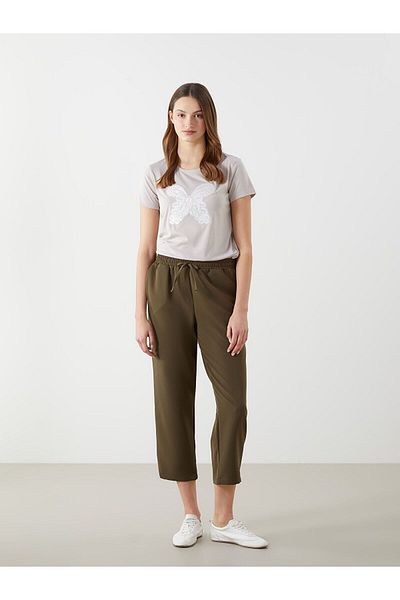 LC Waikiki Pantaloni de damă cu talie elastică