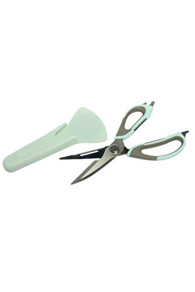 Bigatti مقص مطبخ متعدد الأغراض مقاس 24 سم باللون الأزرق، متين وعملي للاستخدام