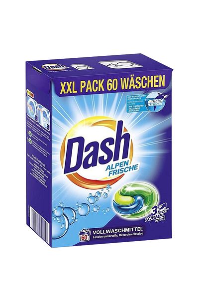 Dash DETERGENT CAPSULE 60PCS ALPEN FRESH