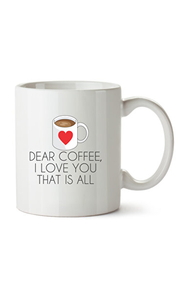 OEM Cana albă personalizată Dear Coffee I Love You, INOVATIX®. 330 ml