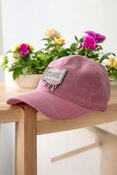 Minigimin Cicileri My Little One's Ciceras (4-8 Years) Girl's Cap Hat with Core Label Detail - Fuchsia