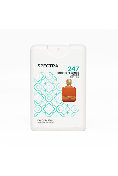 Spectra Pocket 247 Strong Feelings Amber EDP Unisex Perfume - 18ml