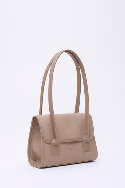 TENA Women's Mink Single Compartment Snap-On Handbag and Shoulder Bag Stn-Vizon